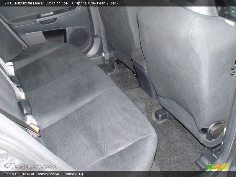 Graphite Gray Pearl / Black 2011 Mitsubishi Lancer Evolution GSR