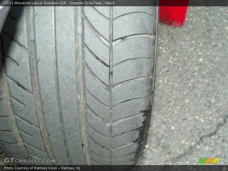 Graphite Gray Pearl / Black 2011 Mitsubishi Lancer Evolution GSR