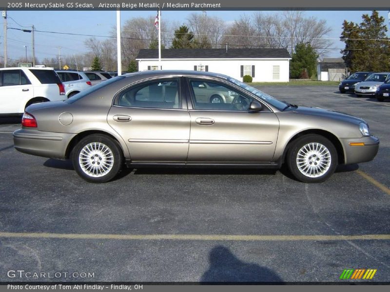 Arizona Beige Metallic / Medium Parchment 2005 Mercury Sable GS Sedan