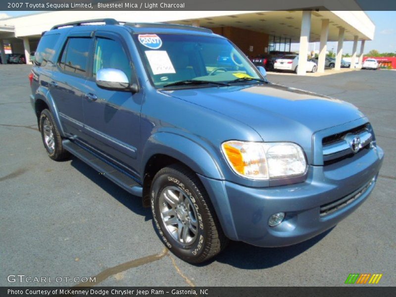 Bluesteel Mica / Light Charcoal 2007 Toyota Sequoia Limited