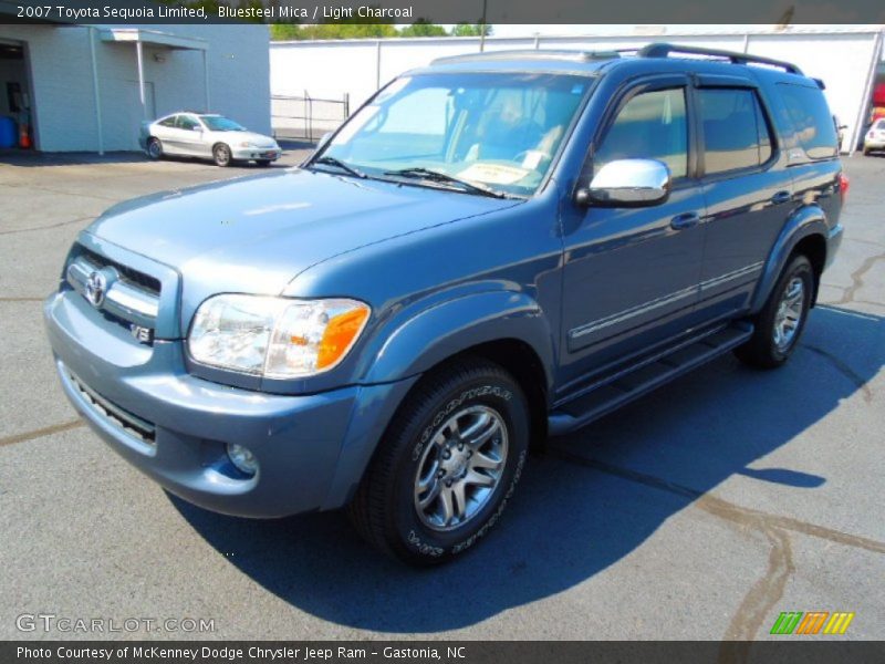 Bluesteel Mica / Light Charcoal 2007 Toyota Sequoia Limited