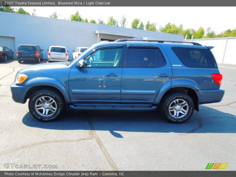 Bluesteel Mica / Light Charcoal 2007 Toyota Sequoia Limited