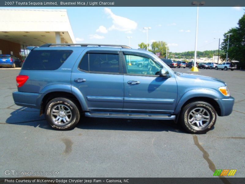 Bluesteel Mica / Light Charcoal 2007 Toyota Sequoia Limited