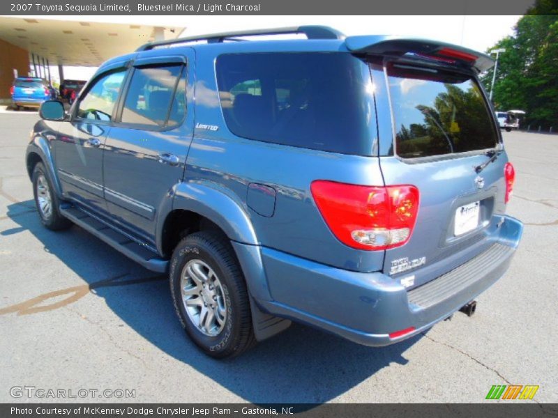 Bluesteel Mica / Light Charcoal 2007 Toyota Sequoia Limited