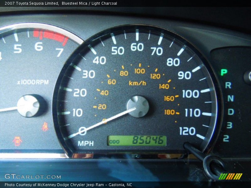 Bluesteel Mica / Light Charcoal 2007 Toyota Sequoia Limited