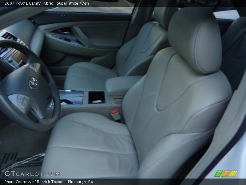 Super White / Ash 2007 Toyota Camry Hybrid