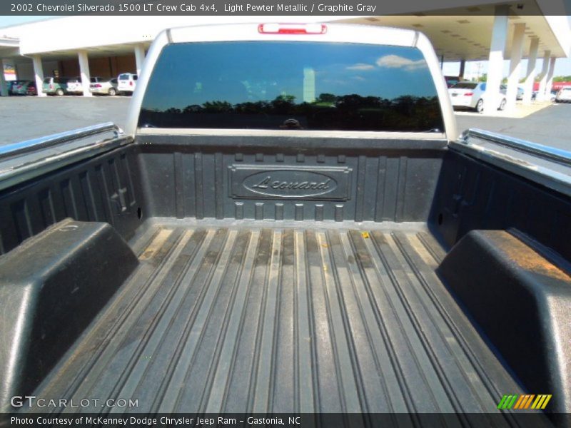 Light Pewter Metallic / Graphite Gray 2002 Chevrolet Silverado 1500 LT Crew Cab 4x4
