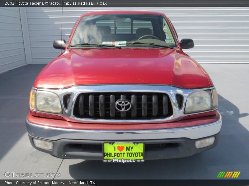 Impulse Red Pearl / Oak 2002 Toyota Tacoma Xtracab