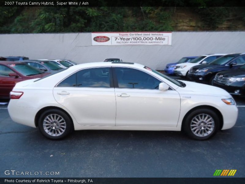 Super White / Ash 2007 Toyota Camry Hybrid