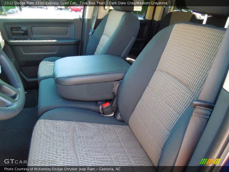 True Blue Pearl / Dark Slate Gray/Medium Graystone 2012 Dodge Ram 1500 Express Quad Cab