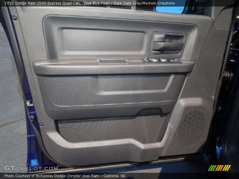 True Blue Pearl / Dark Slate Gray/Medium Graystone 2012 Dodge Ram 1500 Express Quad Cab