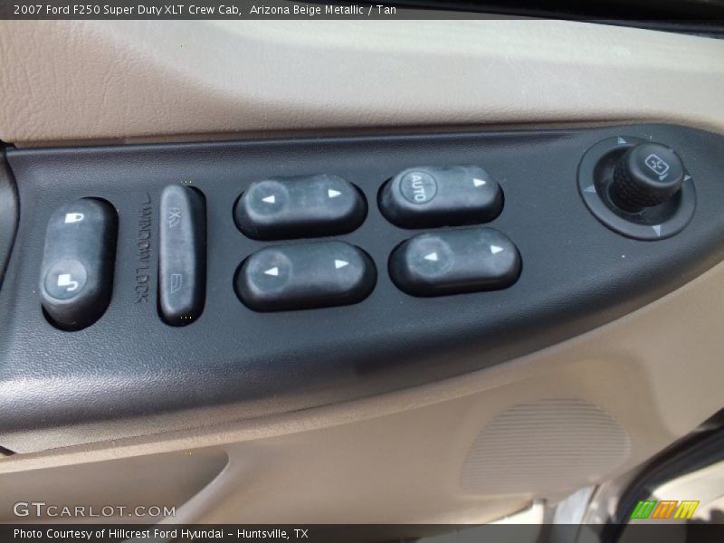 Arizona Beige Metallic / Tan 2007 Ford F250 Super Duty XLT Crew Cab