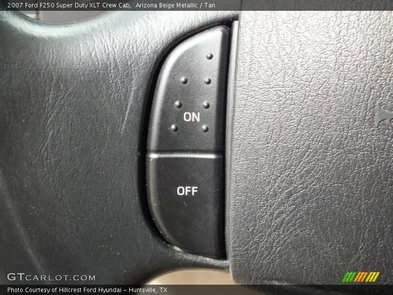 Arizona Beige Metallic / Tan 2007 Ford F250 Super Duty XLT Crew Cab