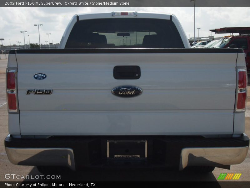 Oxford White / Stone/Medium Stone 2009 Ford F150 XL SuperCrew