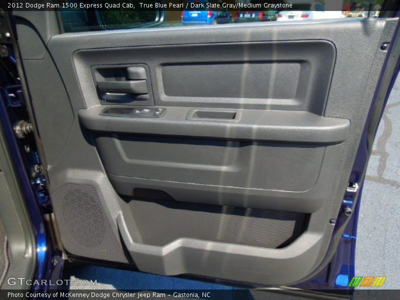 True Blue Pearl / Dark Slate Gray/Medium Graystone 2012 Dodge Ram 1500 Express Quad Cab