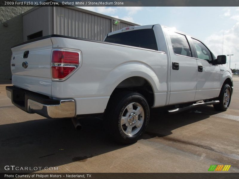 Oxford White / Stone/Medium Stone 2009 Ford F150 XL SuperCrew