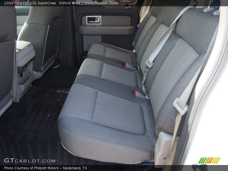 Oxford White / Stone/Medium Stone 2009 Ford F150 XL SuperCrew