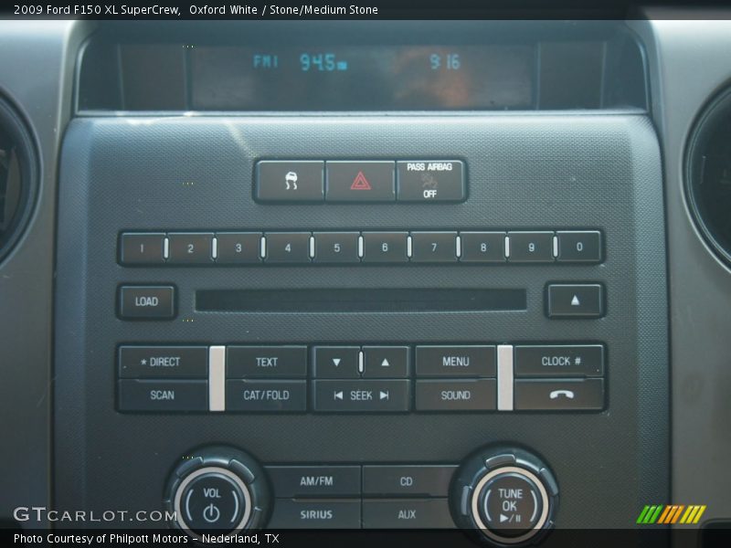 Oxford White / Stone/Medium Stone 2009 Ford F150 XL SuperCrew