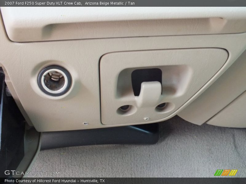 Arizona Beige Metallic / Tan 2007 Ford F250 Super Duty XLT Crew Cab