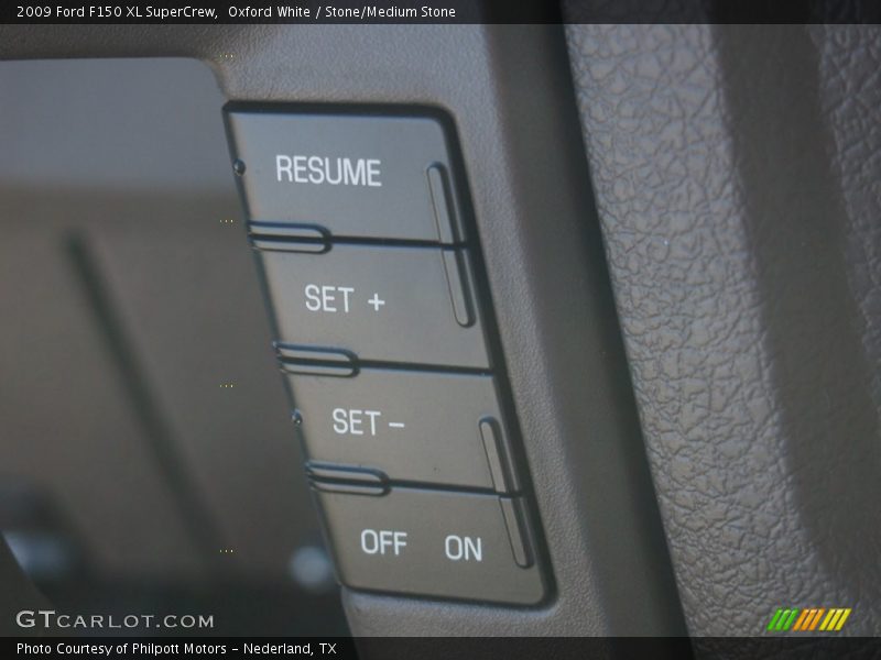 Oxford White / Stone/Medium Stone 2009 Ford F150 XL SuperCrew