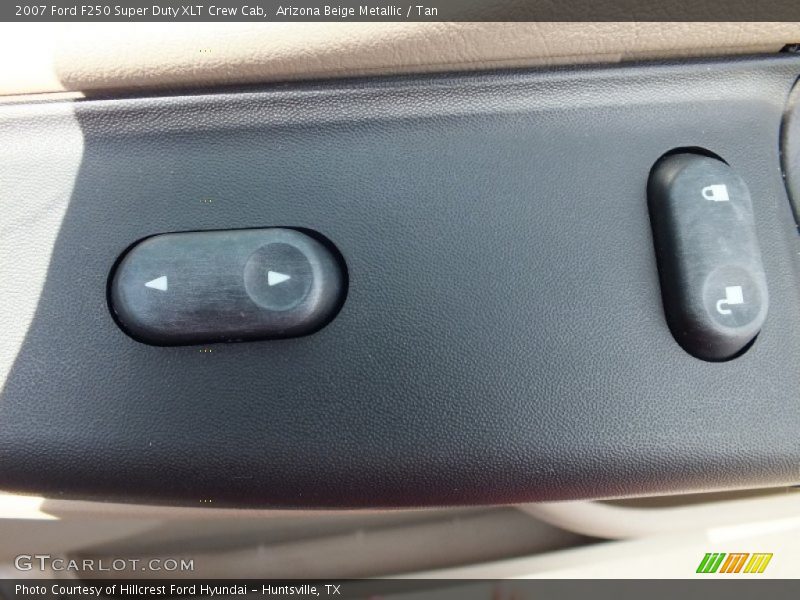 Arizona Beige Metallic / Tan 2007 Ford F250 Super Duty XLT Crew Cab