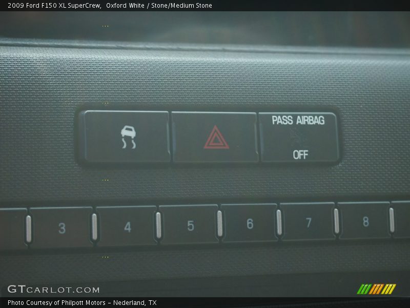 Oxford White / Stone/Medium Stone 2009 Ford F150 XL SuperCrew