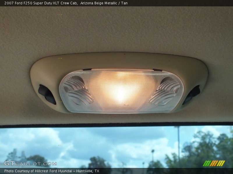 Arizona Beige Metallic / Tan 2007 Ford F250 Super Duty XLT Crew Cab