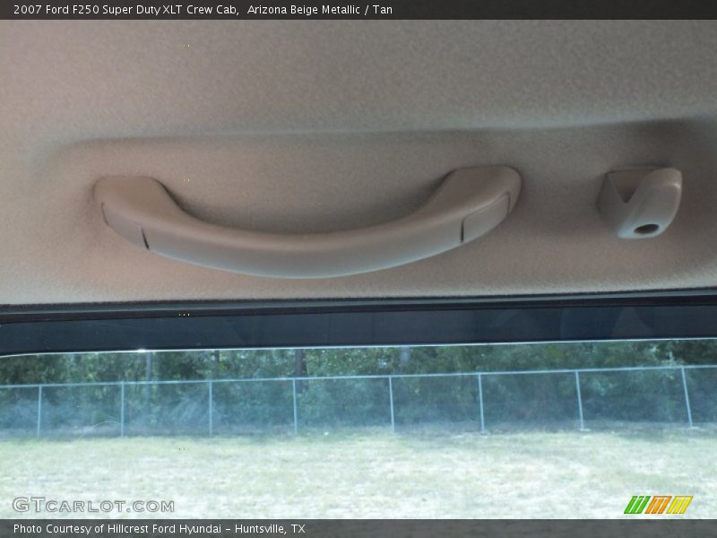 Arizona Beige Metallic / Tan 2007 Ford F250 Super Duty XLT Crew Cab