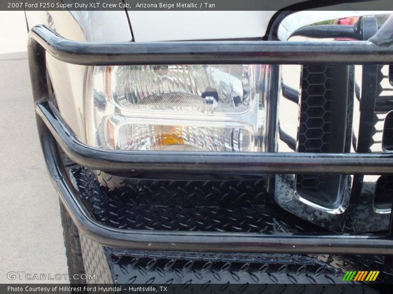 Arizona Beige Metallic / Tan 2007 Ford F250 Super Duty XLT Crew Cab