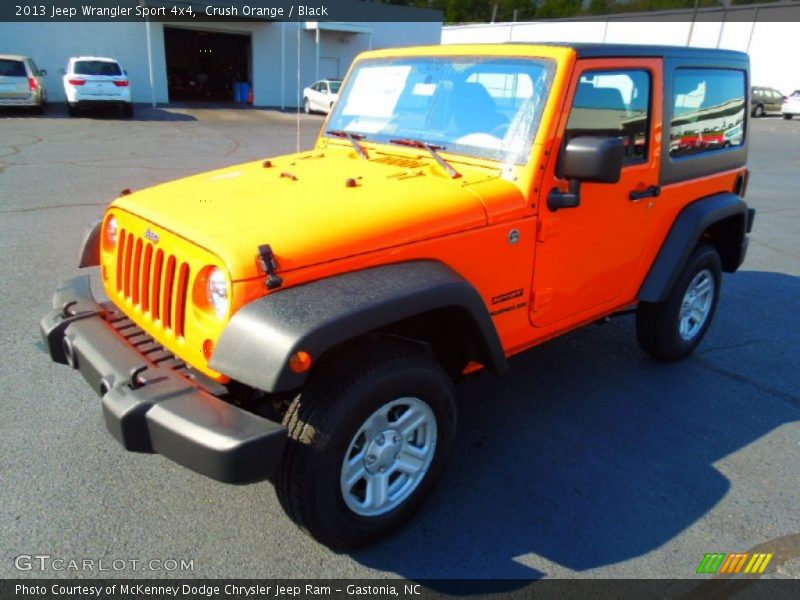 Crush Orange / Black 2013 Jeep Wrangler Sport 4x4