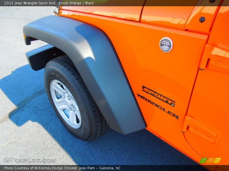 Crush Orange / Black 2013 Jeep Wrangler Sport 4x4