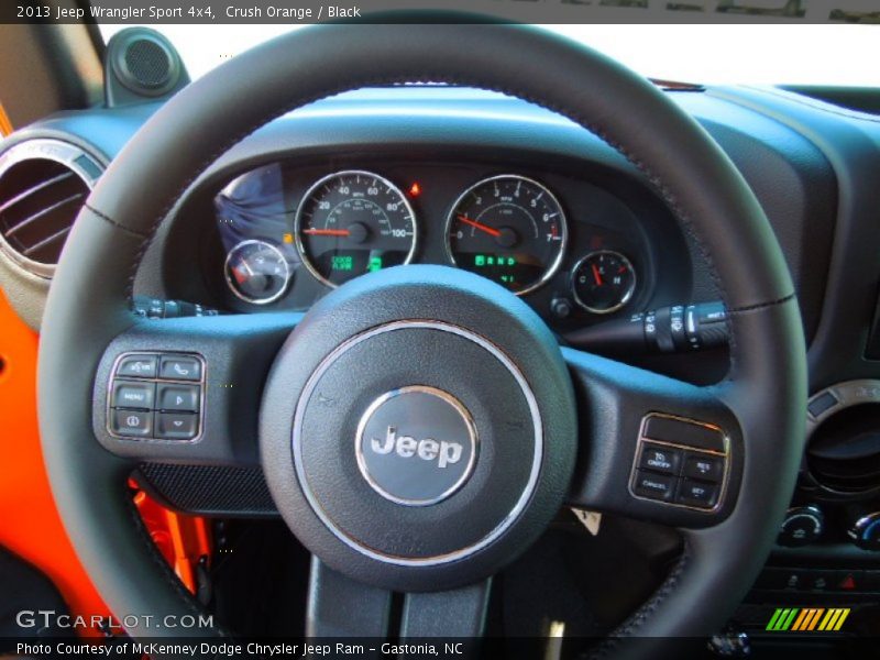 Crush Orange / Black 2013 Jeep Wrangler Sport 4x4