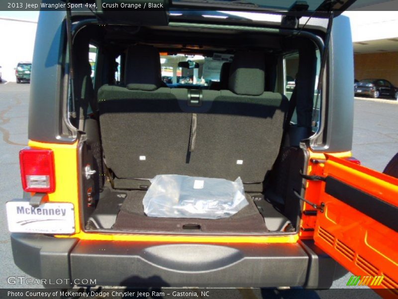 Crush Orange / Black 2013 Jeep Wrangler Sport 4x4