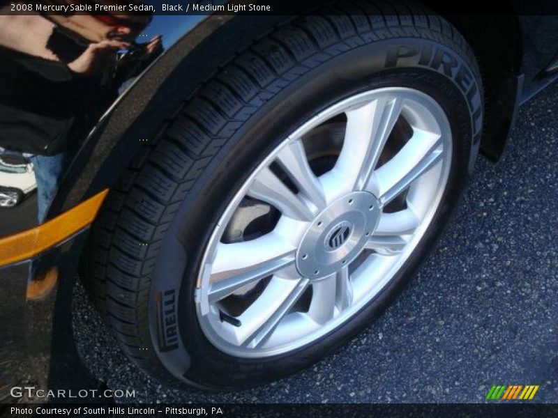 Black / Medium Light Stone 2008 Mercury Sable Premier Sedan