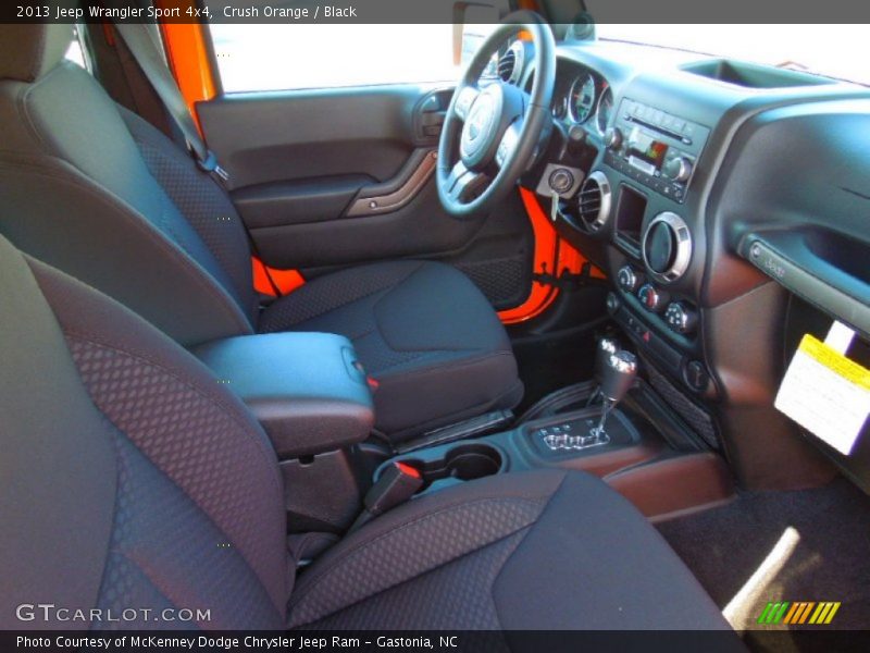 Crush Orange / Black 2013 Jeep Wrangler Sport 4x4