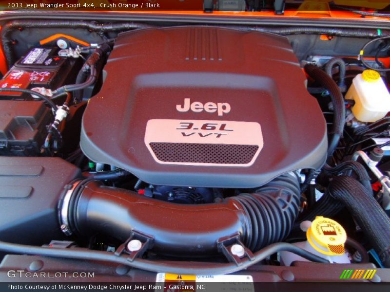 Crush Orange / Black 2013 Jeep Wrangler Sport 4x4