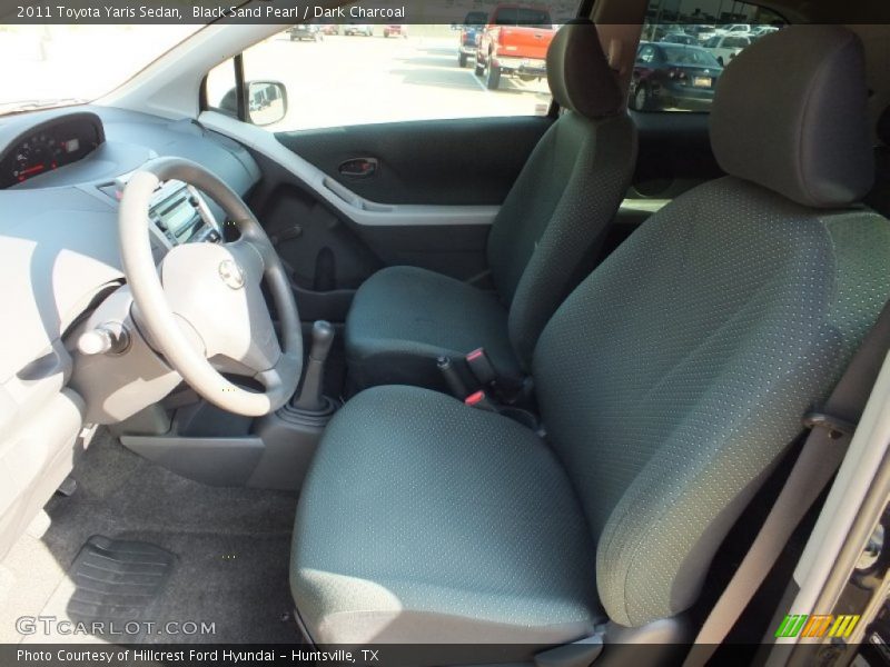Black Sand Pearl / Dark Charcoal 2011 Toyota Yaris Sedan
