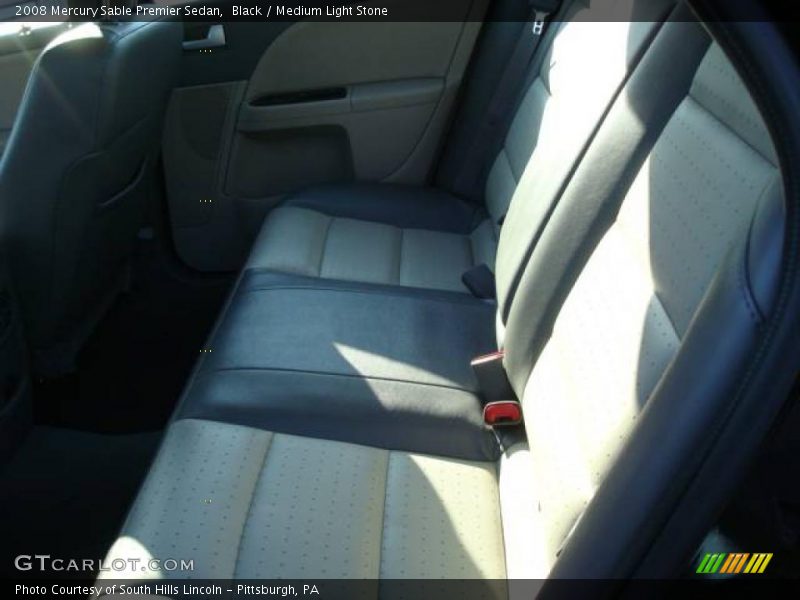 Black / Medium Light Stone 2008 Mercury Sable Premier Sedan