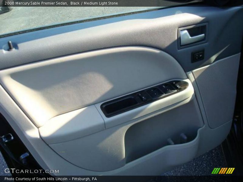 Black / Medium Light Stone 2008 Mercury Sable Premier Sedan