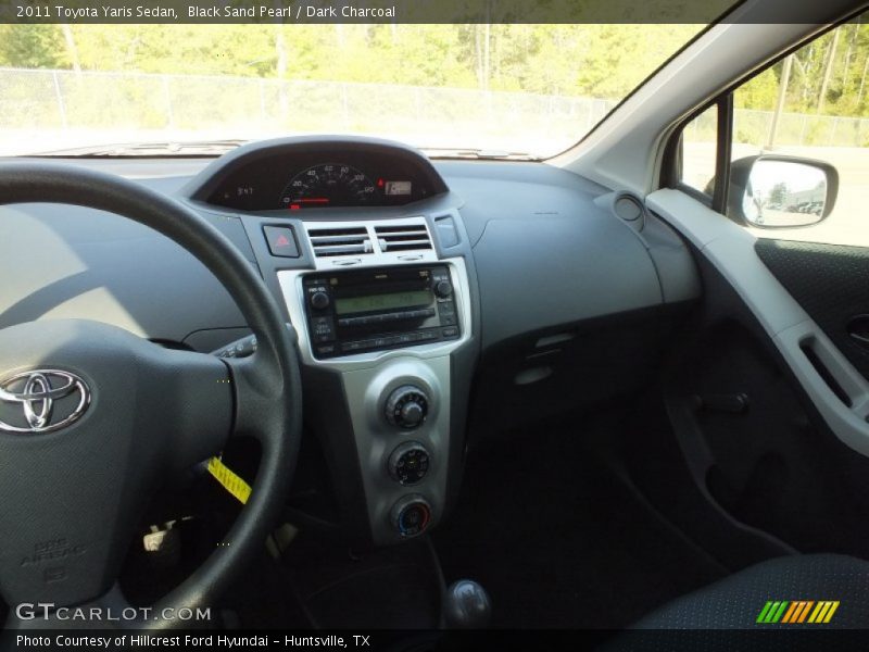 Black Sand Pearl / Dark Charcoal 2011 Toyota Yaris Sedan