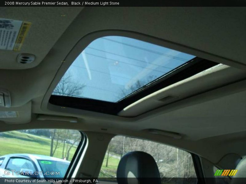 Black / Medium Light Stone 2008 Mercury Sable Premier Sedan