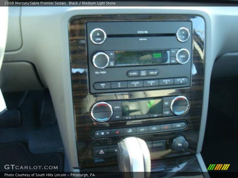 Black / Medium Light Stone 2008 Mercury Sable Premier Sedan