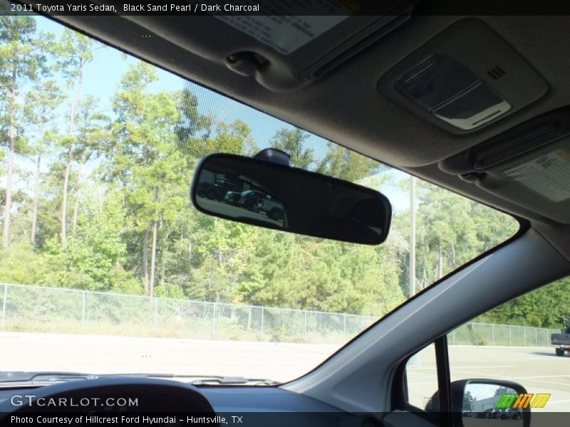 Black Sand Pearl / Dark Charcoal 2011 Toyota Yaris Sedan