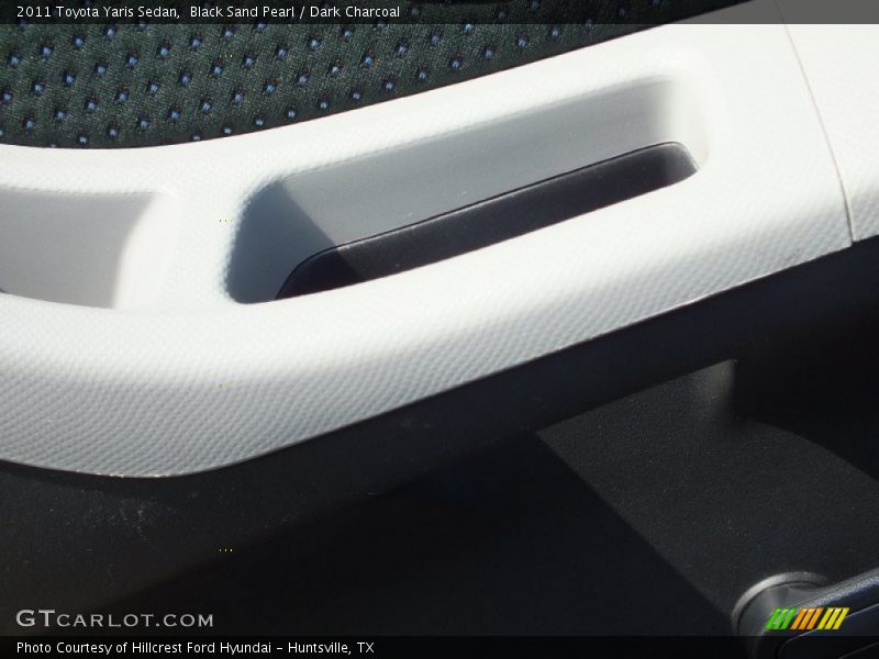 Black Sand Pearl / Dark Charcoal 2011 Toyota Yaris Sedan