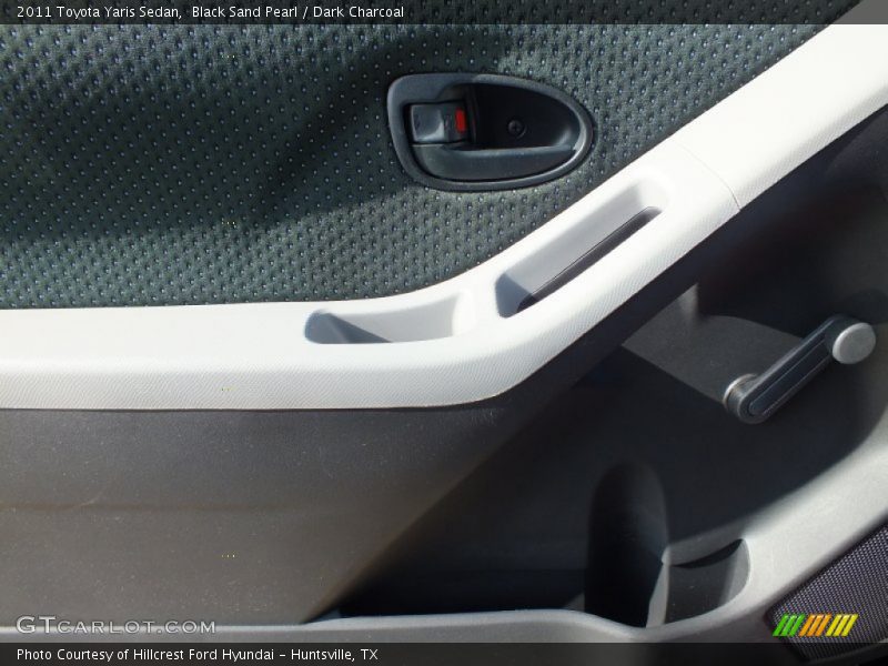 Black Sand Pearl / Dark Charcoal 2011 Toyota Yaris Sedan