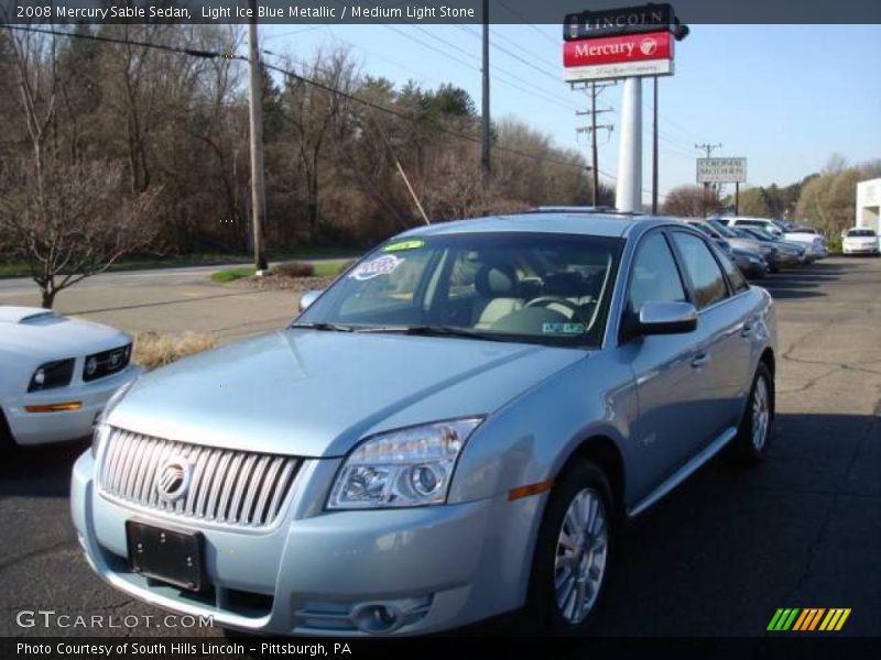 Light Ice Blue Metallic / Medium Light Stone 2008 Mercury Sable Sedan