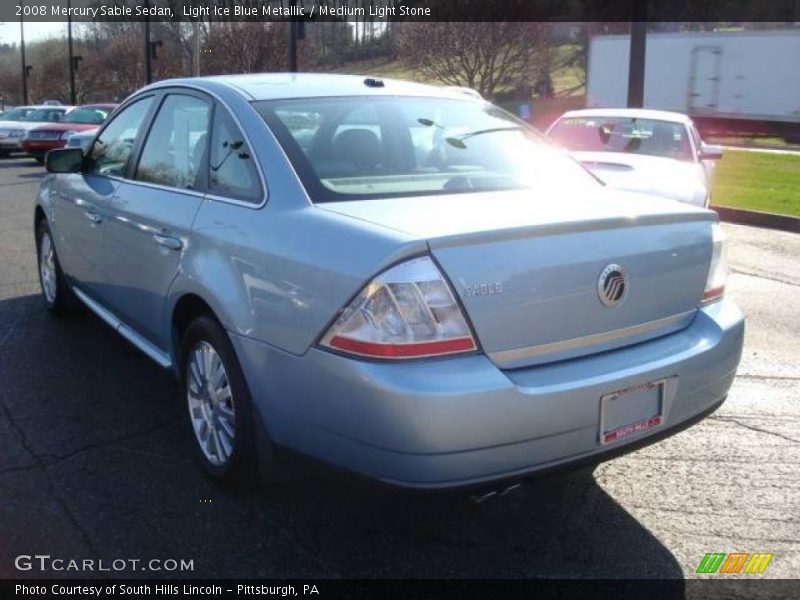 Light Ice Blue Metallic / Medium Light Stone 2008 Mercury Sable Sedan