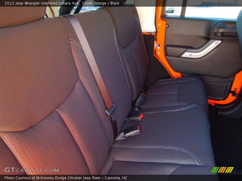 Crush Orange / Black 2013 Jeep Wrangler Unlimited Sahara 4x4