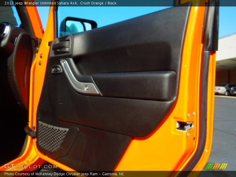 Crush Orange / Black 2013 Jeep Wrangler Unlimited Sahara 4x4