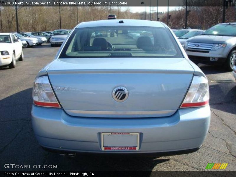 Light Ice Blue Metallic / Medium Light Stone 2008 Mercury Sable Sedan